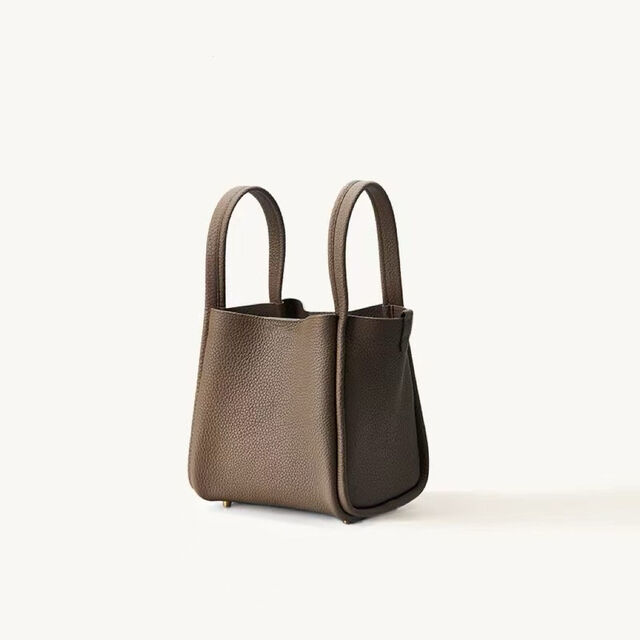 Sac Seau en Cuir Véritable, Grand Sac Fourre-Tout et Bandoulière, Sac à Épaule Souple et Structuré pour Femmes
