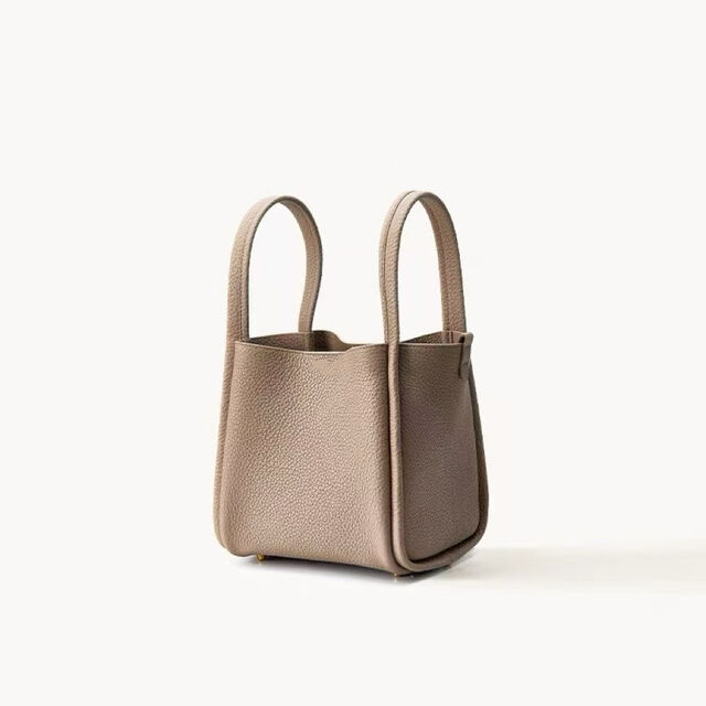Sac Seau en Cuir Véritable, Grand Sac Fourre-Tout et Bandoulière, Sac à Épaule Souple et Structuré pour Femmes