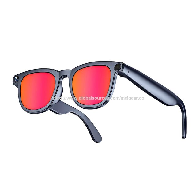 HeyCyan App, 8MP Smart Glasses, KI-Brille mit Unterstützung für Video- und Fotoaufnahmen, WLAN-Übertragung und Bluetooth-Anrufe, intelligente Sonnenbrille