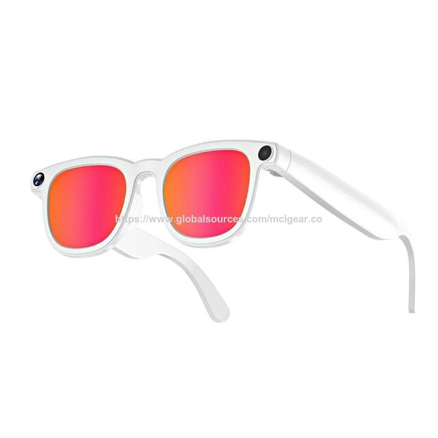 HeyCyan App, 8MP Smart Glasses, KI-Brille mit Unterstützung für Video- und Fotoaufnahmen, WLAN-Übertragung und Bluetooth-Anrufe, intelligente Sonnenbrille