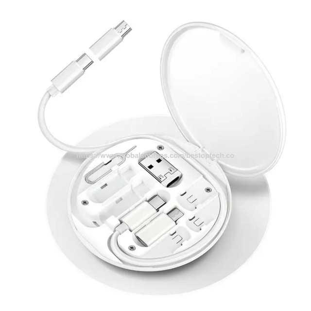 Kit de Adaptador Atacado de Acessórios para Celular em Tendência 2026, Carregamento Rápido de 60w, Suporte para Celular, Conjunto de Presente Promocional para Viagem