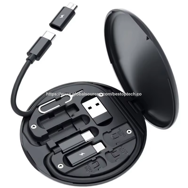Kit de Adaptador Atacado de Acessórios para Celular em Tendência 2026, Carregamento Rápido de 60w, Suporte para Celular, Conjunto de Presente Promocional para Viagem