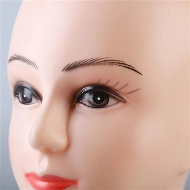 Cabeça de modelo, cabeça de manequim de casca dura, cabeça careca curta feminina, peruca, cabeça de modelo de exibição de loja de acessórios