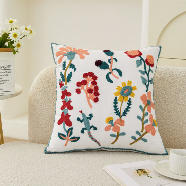Funda de Almohada de Algodón Lavable, Cojín Decorativo para Sofá, Ventana Saliente, Decoración de Dormitorio y Sala de Exposición