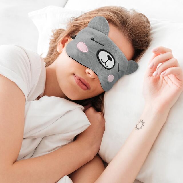 Masker Tidur Anak-Anak 4 Buah Masker Mata Hewan Lucu Masker Mata Tidur Lembut Penutup Mata Tidur Malam Masker Tidur Elastis yang Dapat Disesuaikan