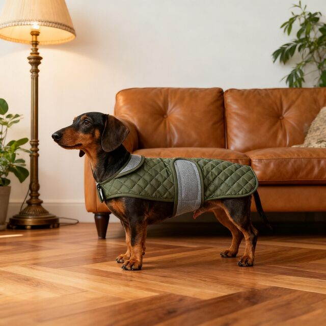 Chaleco Acolchado Cálido para Perros, Tejido Suave y Cómodo, Colores Retro y Diseños Elegantes, Resistente al Viento para Ropa de Mascotas de Otoño e Invierno al por mayor