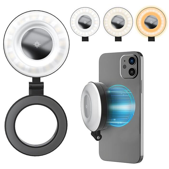 Bestseller Magnetische LED-Füllleuchte mit Spiegel Selfie Füll-LED-Leuchte Vlogging-Leuchte