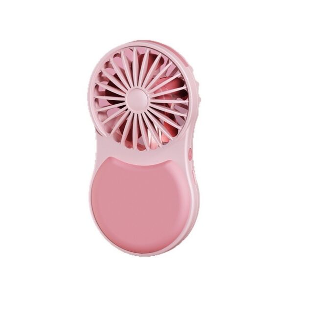 Ventilateur de bureau rechargeable avec miroir, ventilateur à main, miroir de beauté, mini ventilateur de poche portable pour le refroidissement extérieur, cadeau Promate pour l'été