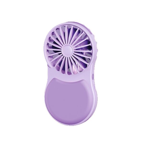 Ventilateur de bureau rechargeable avec miroir, ventilateur à main, miroir de beauté, mini ventilateur de poche portable pour le refroidissement extérieur, cadeau Promate pour l'été