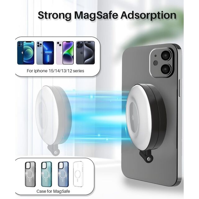 Bestseller Magnetische LED-Füllleuchte mit Spiegel Selfie Füll-LED-Leuchte Vlogging-Leuchte