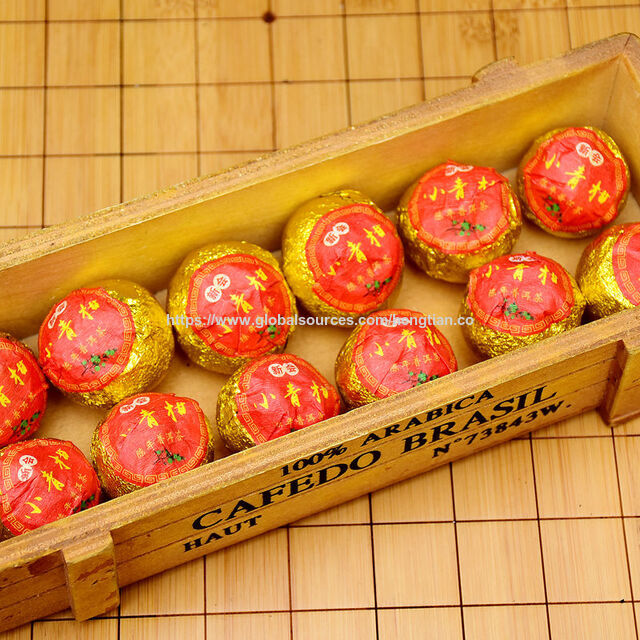 Citrus Infusion Pu-Erh Tee Detox Box mit gealterter Mandarinenschale für traditionelles chinesisches Wohlbefinden