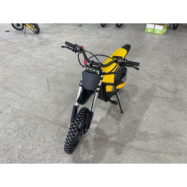 Moto Eléctrica de Cross para Adolescentes 3000W 52V26AH / 60V30AH Todoterreno 14"/12" 17"/14" Frenos Hidráulicos Velocidad Máxima 70 km/h (43.5 MPH)