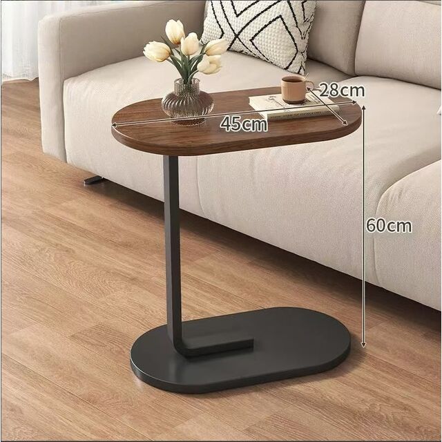 Mesa de Centro Lateral Redonda de Luxo Leve Moderna por Atacado, Mesa de Café Lateral para Sofá para Casa, Sala de Estar Pequena