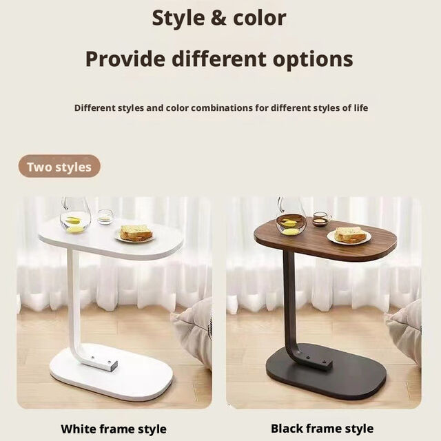Mesa de Centro Lateral Redonda de Luxo Leve Moderna por Atacado, Mesa de Café Lateral para Sofá para Casa, Sala de Estar Pequena
