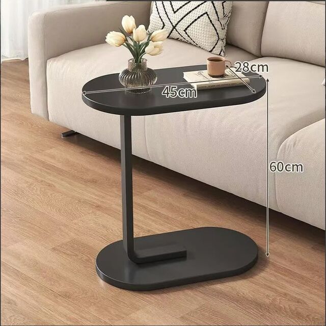 Mesa de Centro Lateral Redonda de Luxo Leve Moderna por Atacado, Mesa de Café Lateral para Sofá para Casa, Sala de Estar Pequena