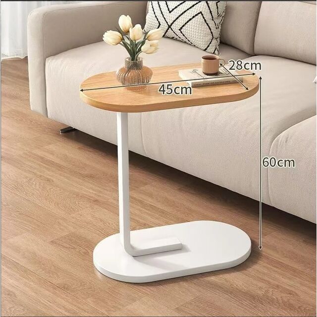 Mesa de Centro Lateral Redonda de Luxo Leve Moderna por Atacado, Mesa de Café Lateral para Sofá para Casa, Sala de Estar Pequena