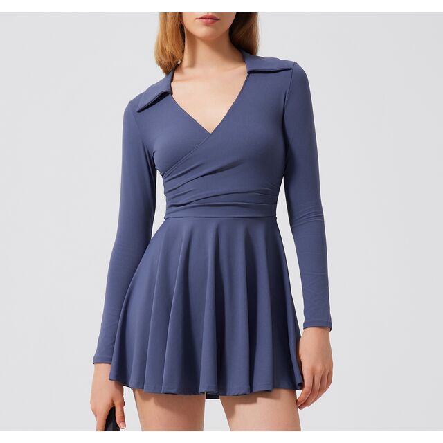 Conjunto de Tênis Anti-Exposição, Top de Corrida de 2 Peças e Saia, Roupa Esportiva Respirável para Mulheres