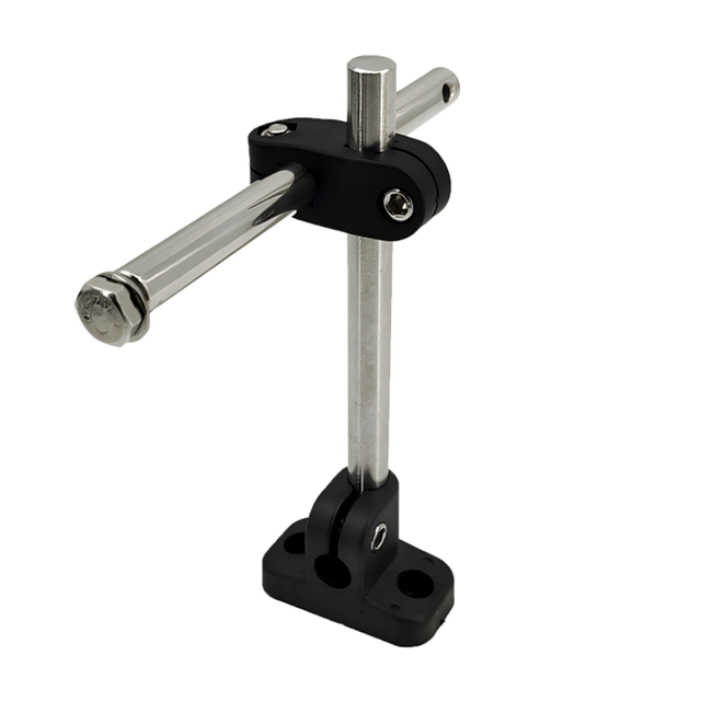 Fabricante de soporte fijo de barandilla en forma de C, soporte combinado en forma de T cruzada, accesorios de hardware para equipos de transporte