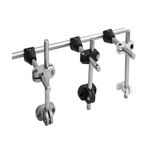 Fabricante de soporte fijo de barandilla en forma de C, soporte combinado en forma de T cruzada, accesorios de hardware para equipos de transporte