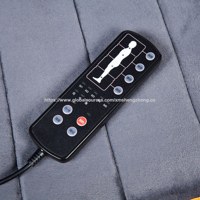 Matelas de Massage Vibrant Complet du Corps avec 10 Moteurs et Oreiller en Gros