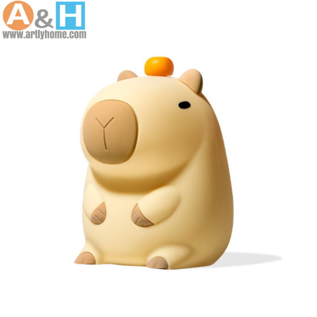 Capybara-Spielzeug, Leuchtspielzeug, Nachtlicht, Entzückende Capybara-Entspannungslampe - Sanftes Nachtlicht zur Stressbewältigung & ruhiger Begleiter