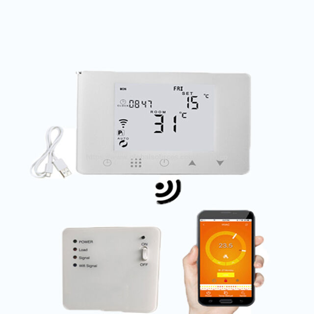 Termostato Inteligente 220V con WiFi e Integración Tuya, Programable Semanalmente para Sistemas de Calefacción por Suelo Radiante