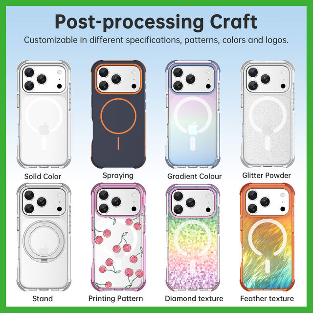Coque Transparente Anti-Rayures de Qualité Militaire Antichoc avec Chargement sans Fil Magnétique pour iPhone 17 Pro Max - Design Clear Mars 2026