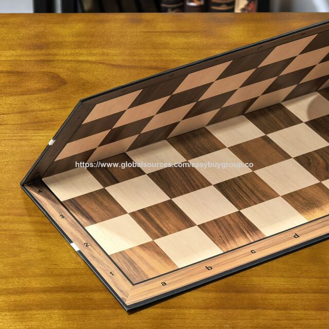 Juegos de ajedrez al por mayor de madera con incrustaciones de metal Staunton de calidad de reliquia, edición de regalo portátil para adultos