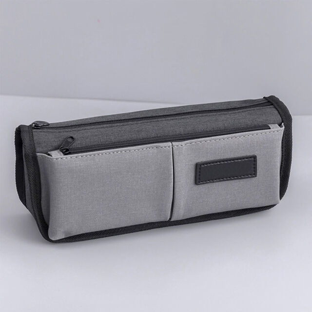 Wholesale Cheap Creative Minimalist Canvas Pen Bag Large Capacity Letter Waterproof Fashion School Office Pencil Case Zipper