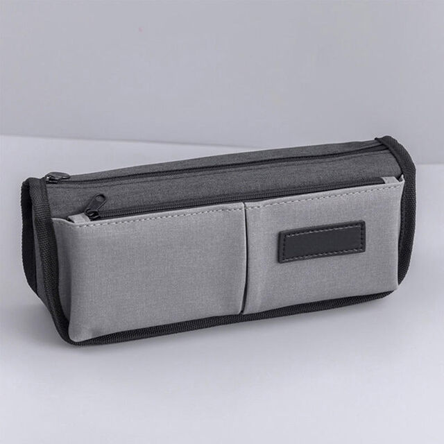 Wholesale Cheap Creative Minimalist Canvas Pen Bag Large Capacity Letter Waterproof Fashion School Office Pencil Case Zipper