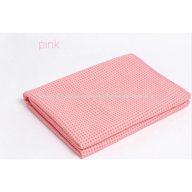 Toalha de Yoga Tie-Dye Antideslizante, Textura de Microfibra 100% Absorvente e Inodora para Hot Yoga, Bikram e Pilates - Atacado