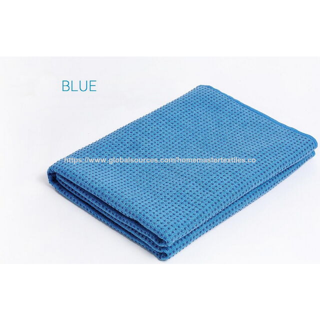 Toalha de Yoga Tie-Dye Antideslizante, Textura de Microfibra 100% Absorvente e Inodora para Hot Yoga, Bikram e Pilates - Atacado