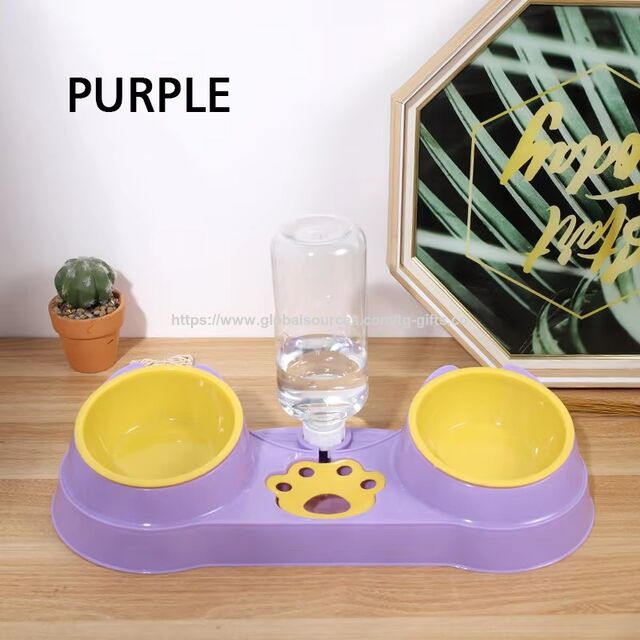 Nouveau Design 2025 Jouet pour Animaux de Compagnie 3 en 1 Haute Qualité Durable Mode Portable Distributeur Automatique Lent pour Animaux de Compagnie Récipient de Nourriture pour Animaux