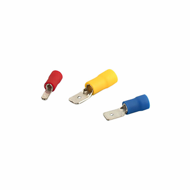 Vinylisolierter Gabelkabelschuh 4,3 mm rot, Standardverpackung 1000 Stück pro Beutel, RoHS-konform