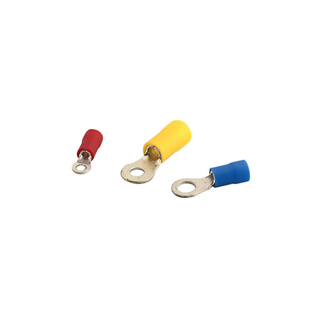 Vinylisolierter Gabelkabelschuh 4,3 mm rot, Standardverpackung 1000 Stück pro Beutel, RoHS-konform