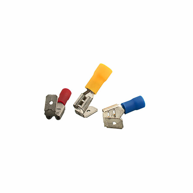 Vinylisolierter Gabelkabelschuh 4,3 mm rot, Standardverpackung 1000 Stück pro Beutel, RoHS-konform