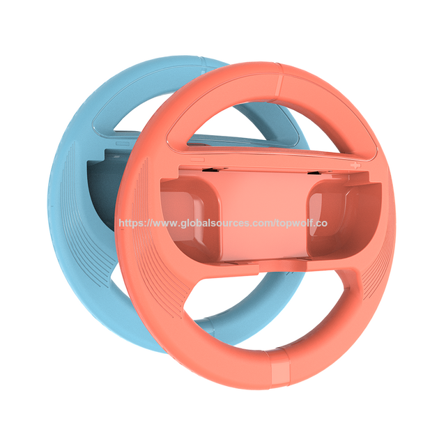 عجلة ألعاب السيارة Joycon Switch / 2 قطعة عجلة ألعاب السيارة Joy-Con Switch 2 قطعة أزرقاء + أحمر