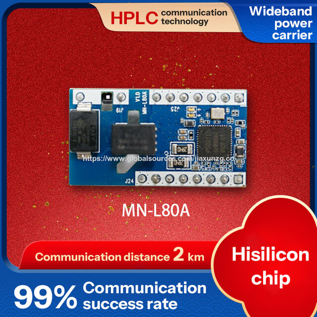 سلك حامل خط الطاقة PLC هو Network MN-L80A تعمل وحدة اتصالات خط الطاقة المتكاملة على تبسيط أسلاك محطة Power IoT