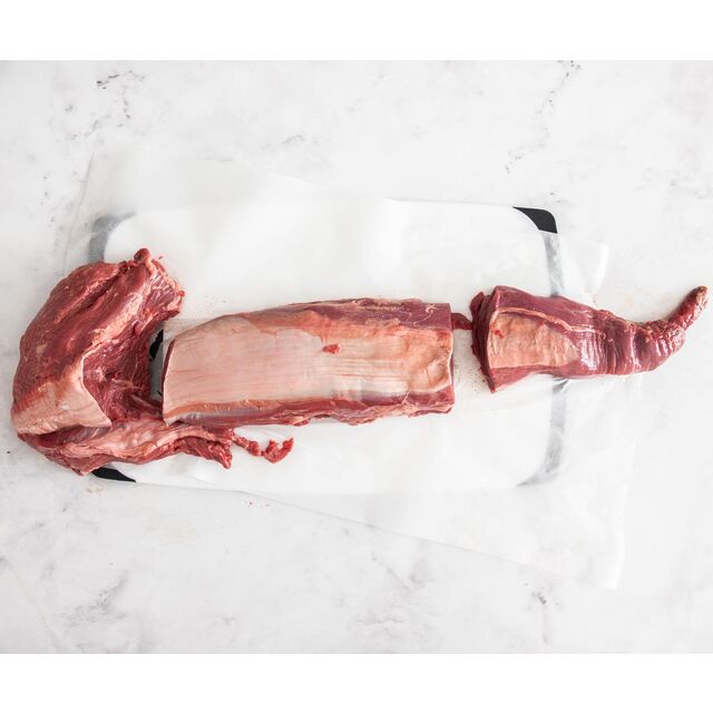 Gefrorenes, entbeintes Rinderfilet, Mittelstück, Prime Grade, IQF-Rinderfilet, vakuumverpackt, lose für Hotel & Einzelhandel