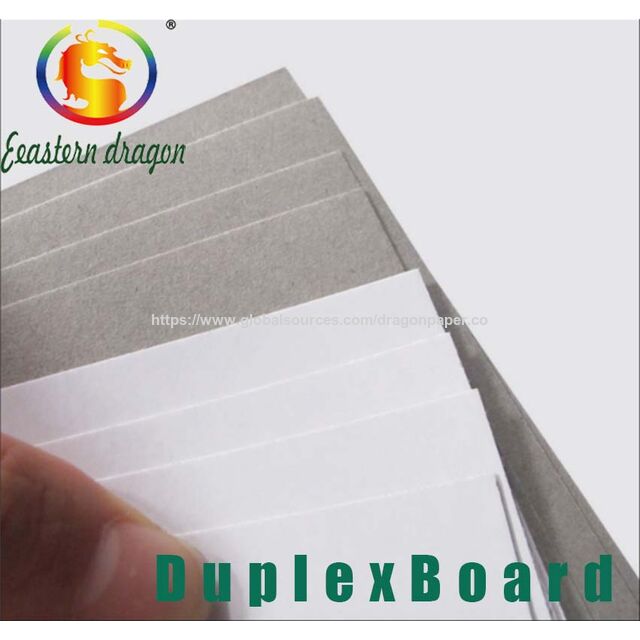 Cartón Gris de Superficie Lisa con Laminación Brillante, Ideal para Impresión de Etiquetas de Alta Calidad, Certificado según los Estándares FSC