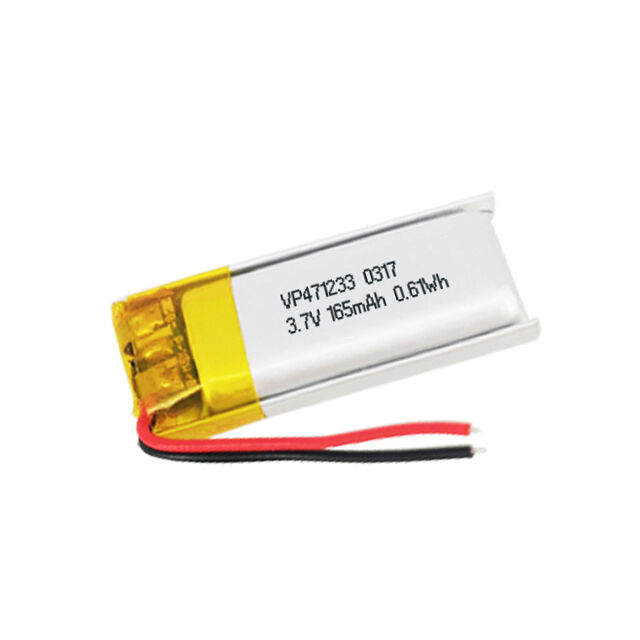 VP471233 Li-Polymer Battery for Wearable Tech, Smart Gadgets and Medical Electronics