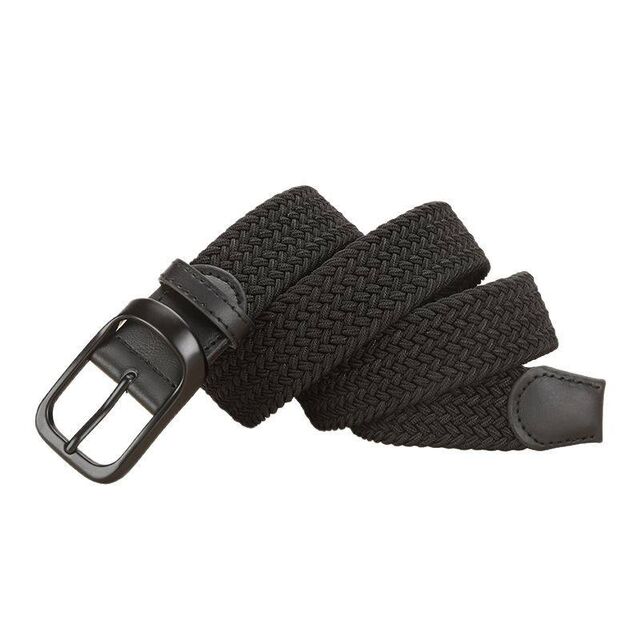 Ceinture de golf tissée élastique réglable et extensible de 3,5 cm de large personnalisée en usine pour hommes et femmes
