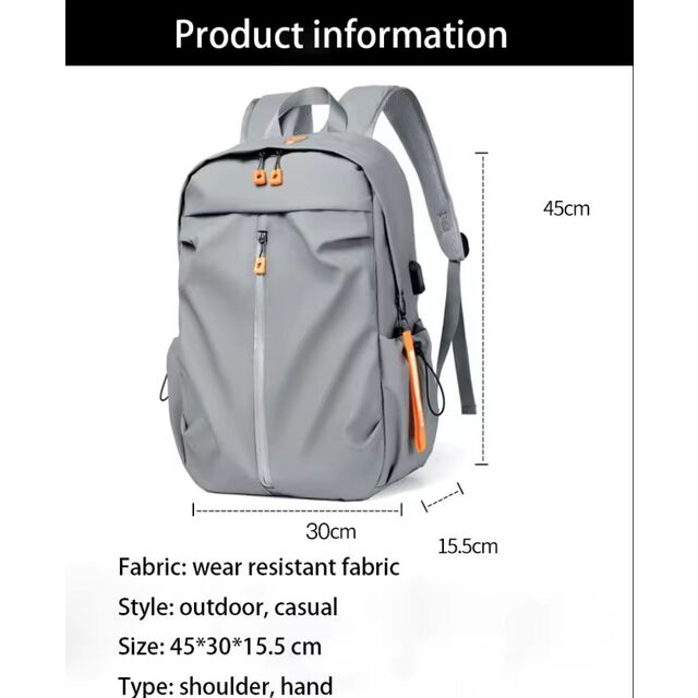 Mochila para Laptop com Logotipo Personalizado à Prova D'água, 10 Unidades, Bolsa para Computador, Mochila de Viagem de Negócios, Mochila de Caminhada com USB