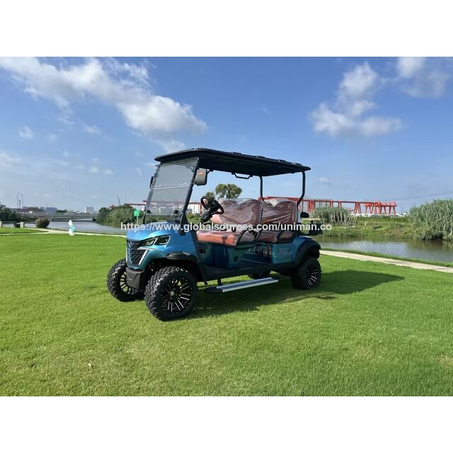 Hochwertiger chinesischer 4-Sitzer Elektro Golfwagen, Straßenzulassung, Lithiumbatterie, Günstiger Buggy-Verkauf