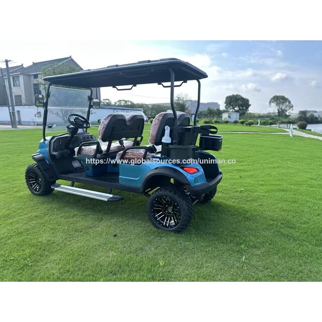 Hochwertiger chinesischer 4-Sitzer Elektro Golfwagen, Straßenzulassung, Lithiumbatterie, Günstiger Buggy-Verkauf