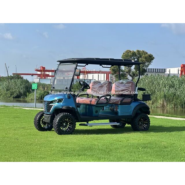 Hochwertiger chinesischer 4-Sitzer Elektro Golfwagen, Straßenzulassung, Lithiumbatterie, Günstiger Buggy-Verkauf