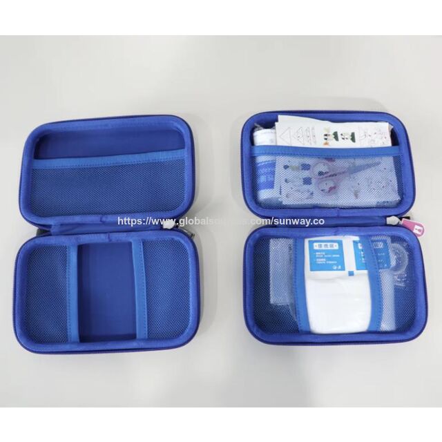 Trousse de premiers secours médicale EVA étanche et antichoc, avec poignée pour le stockage de fournitures d'urgence multi-compartiments