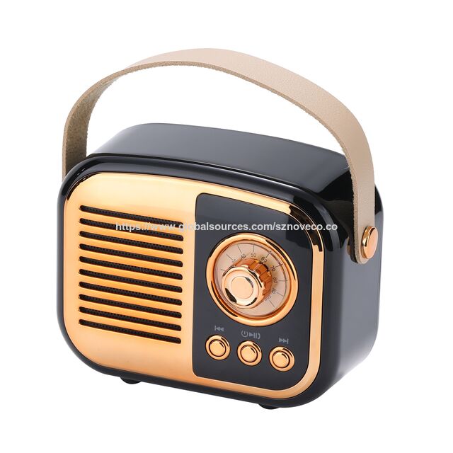 Mini Radio Portátil Diseño Moderno Altavoz Inalámbrico Luz Led RGB Música Altavoz Exterior para Fiesta Interior con BT TF USB FM