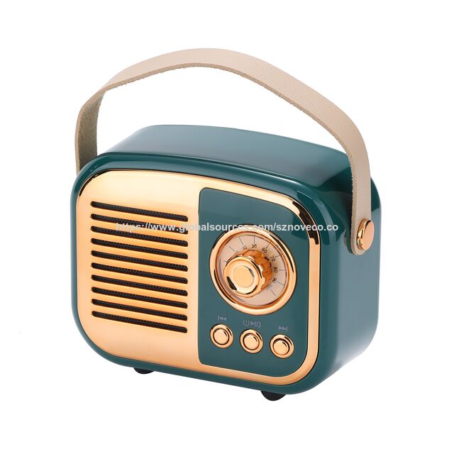 Mini Radio Portátil Diseño Moderno Altavoz Inalámbrico Luz Led RGB Música Altavoz Exterior para Fiesta Interior con BT TF USB FM