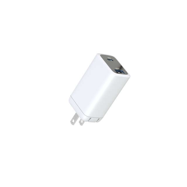 Cargador de pared GaN PD de 65 W 1A+1C